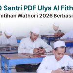 270 Santri PDF Ulya Al Fithrah Ikuti Imtihan Wathoni 2026 Berbasis CBT